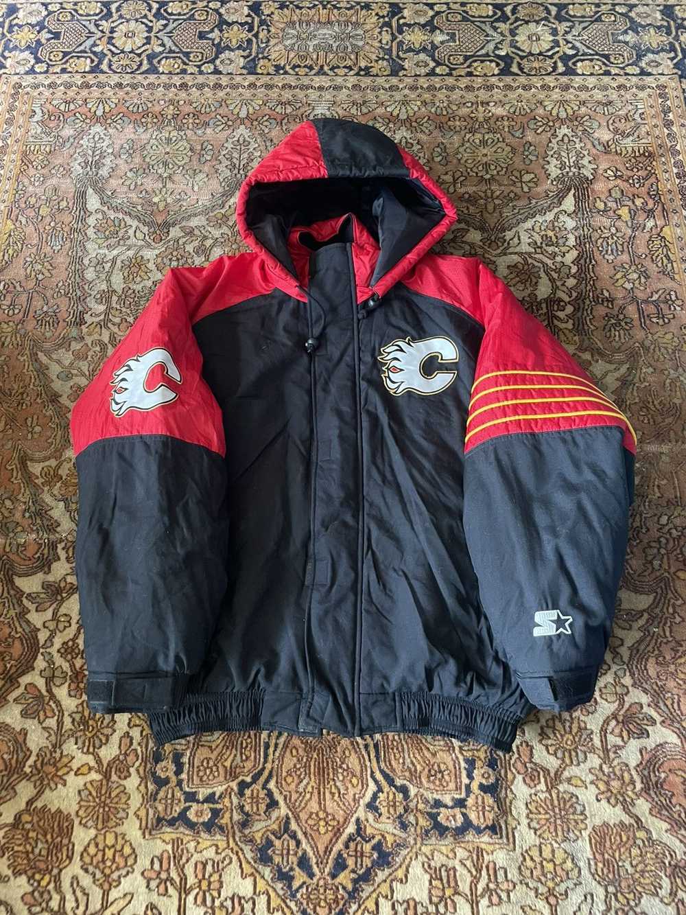 NHL × Starter × Vintage Vintage Calgary Flames ho… - image 1