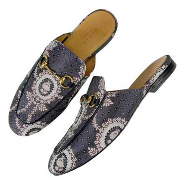 Gucci Princetown cloth flats