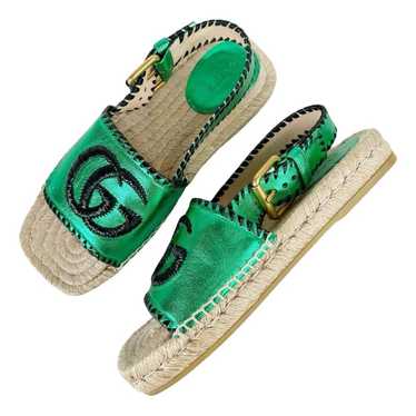 Gucci Double G silk sandal