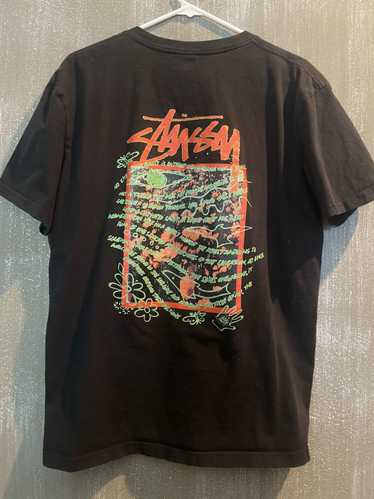 Streetwear × Stussy × Vintage Rare Black Stussy Fl