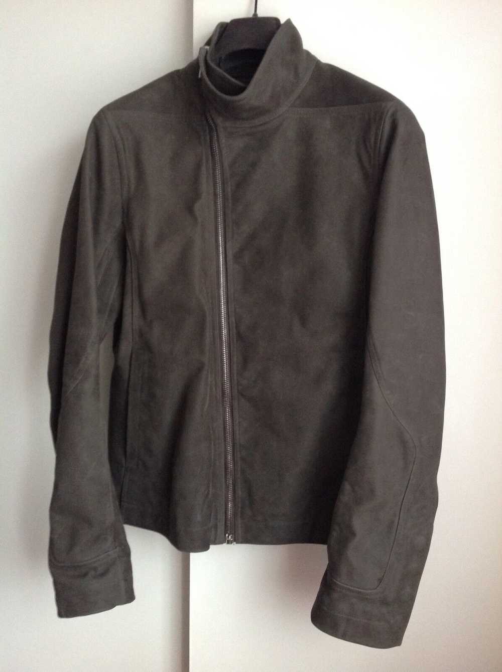 Rick Owens Rick Owens Slate Grey Molino Jacket - image 2