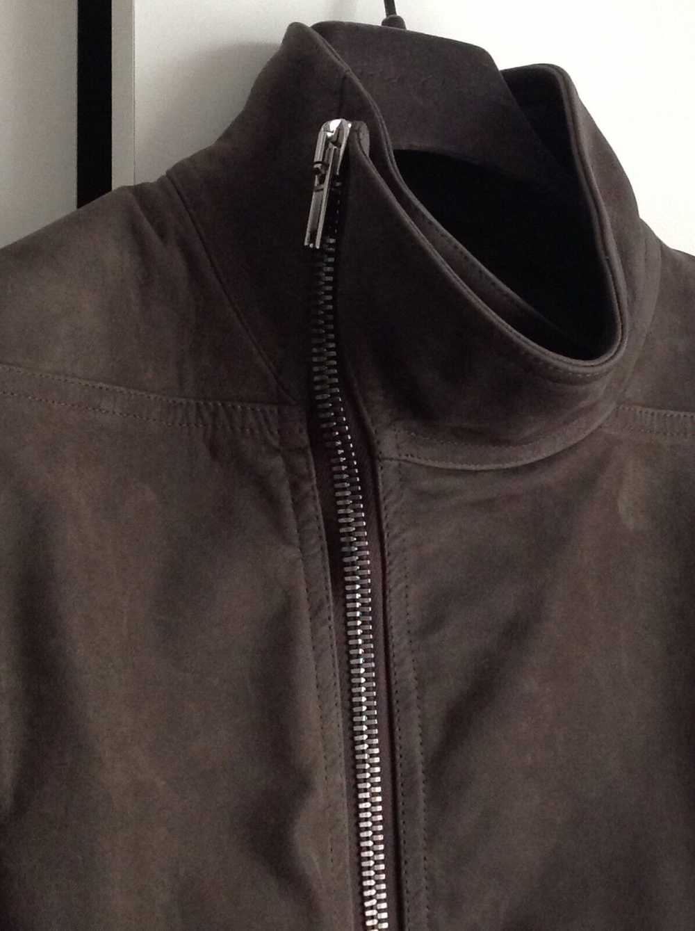 Rick Owens Rick Owens Slate Grey Molino Jacket - image 3