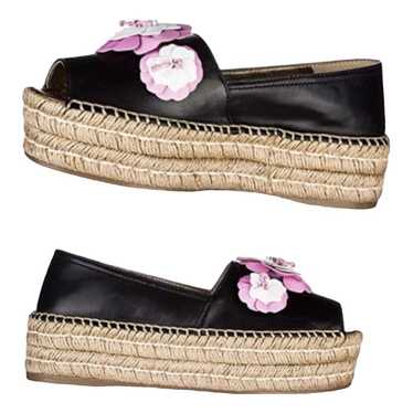 Prada Leather espadrilles