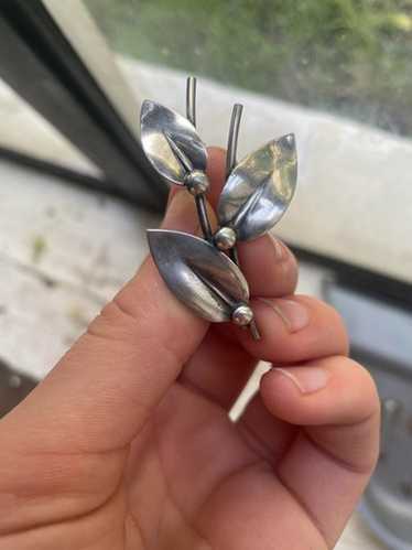デンマーク 50s ヴィンテージ 希少 Niels Erik FROM A23 Niels Erik From 1950's Denmark Modernist Oval Sterling