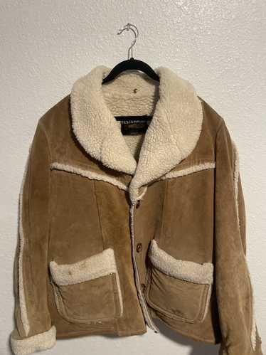 Sears Sears Vintage Western Wear Overcoat Suede