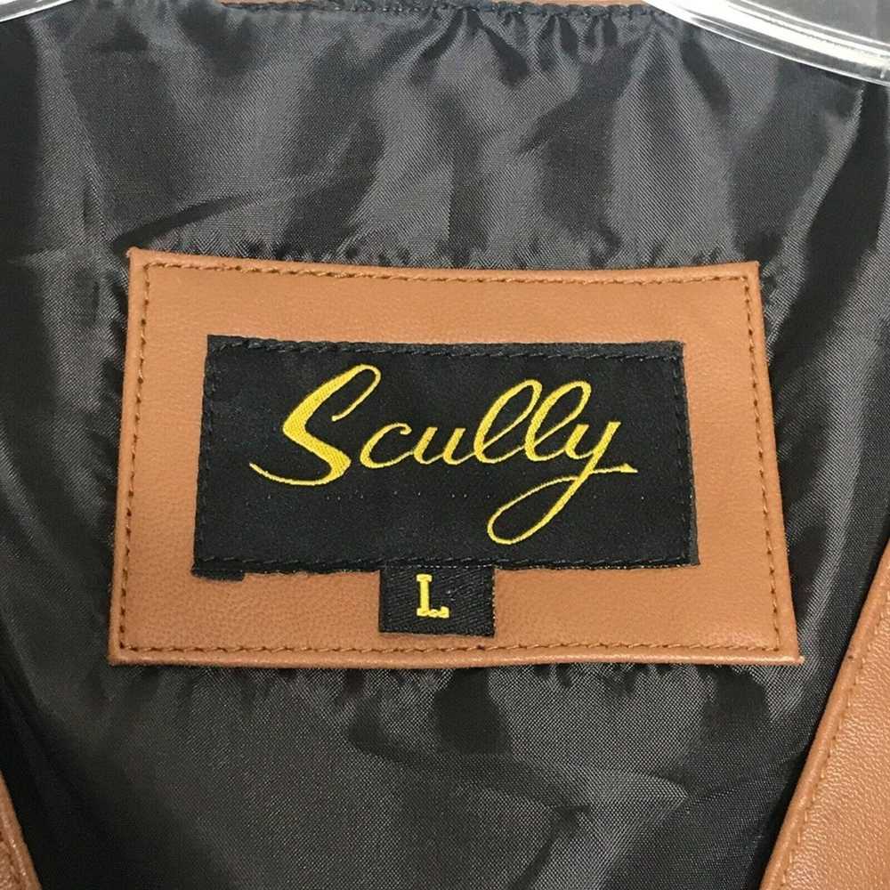 Scully Leather Scully Western Leather Vest equest… - image 5