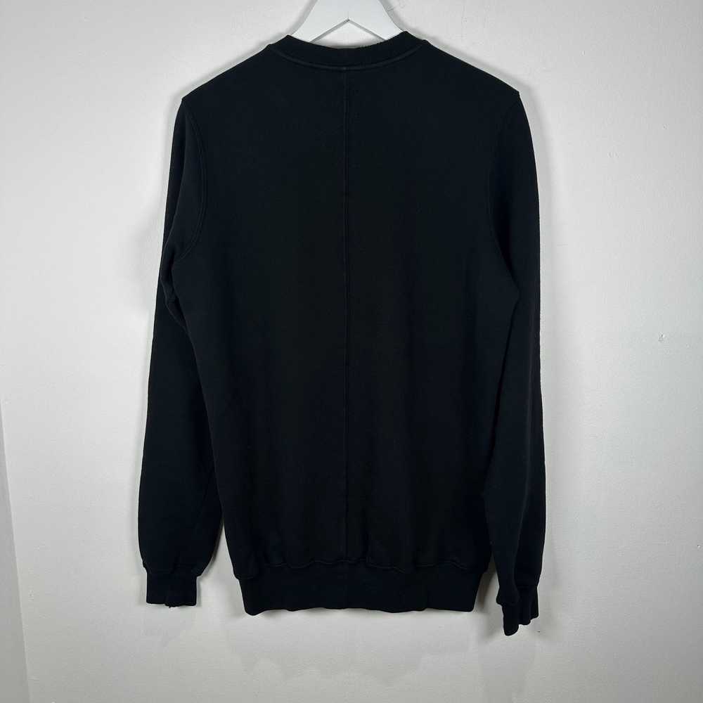 Rick Owens Rick Owens Black Patchwork Crewneck Si… - image 2