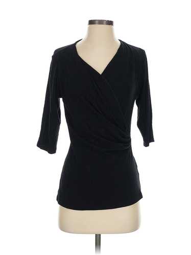 Michael Stars Women Black 3/4 Sleeve Top S - image 1