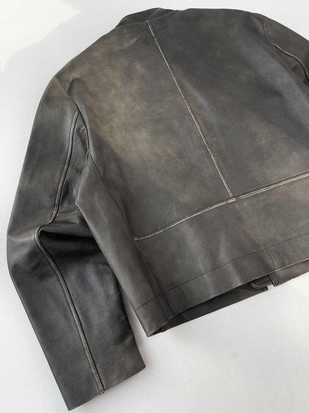 Leather Jacket × Racing × Vintage Vintage y2k lea… - image 7