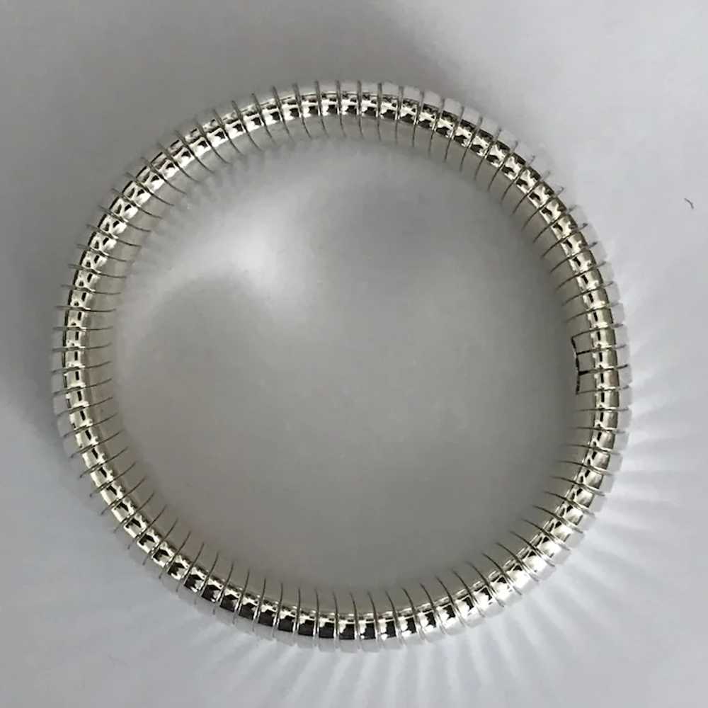 Gorgeous and Rare! Sterling Silver Tubogas Bracel… - image 8