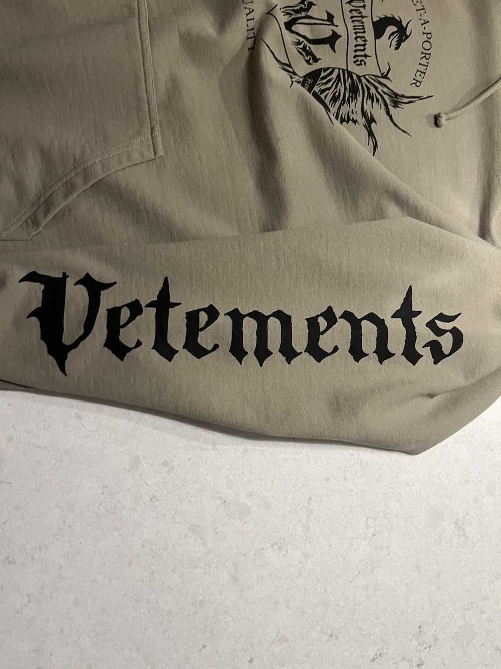 Vetements Vetements Olive Hoodie - image 3