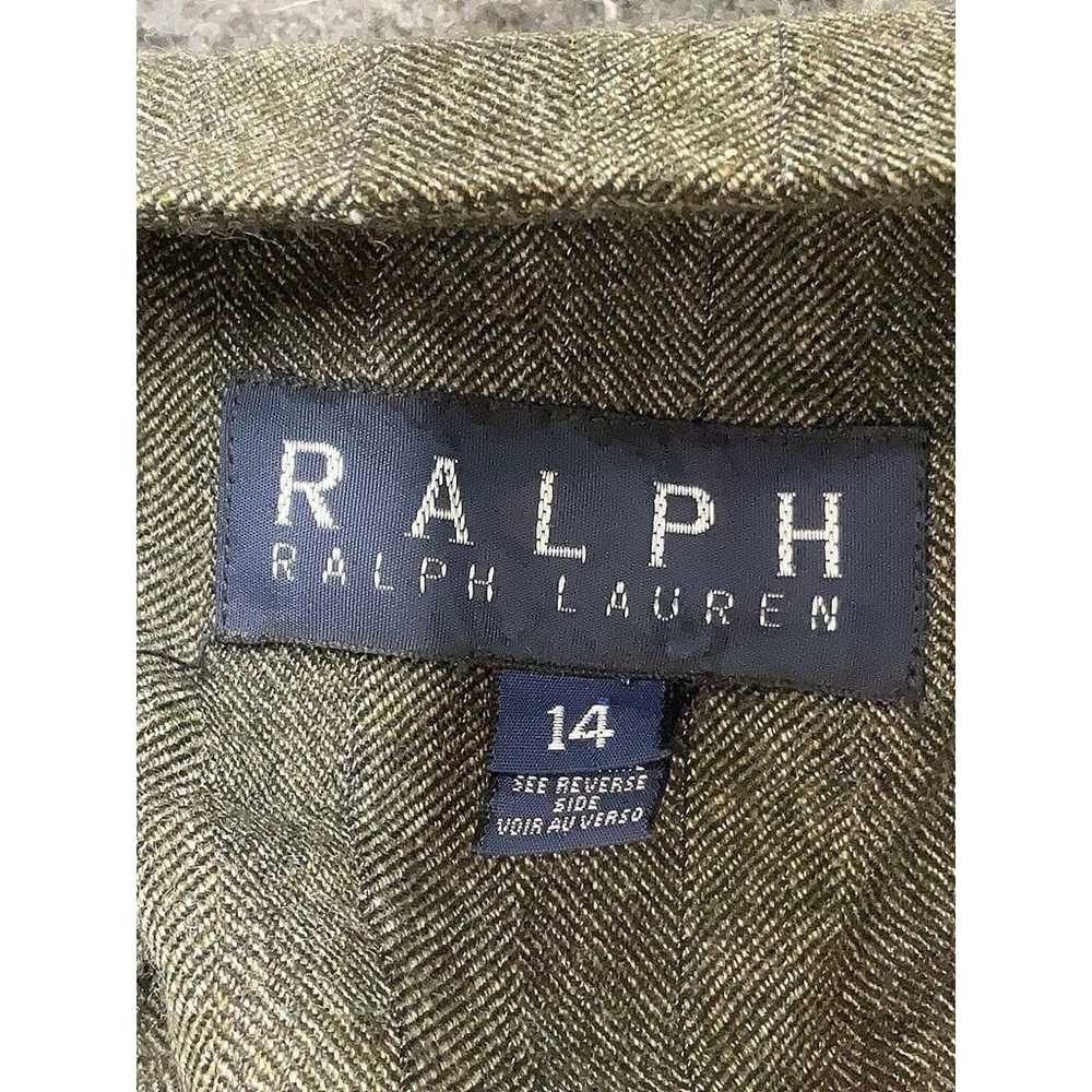 Ralph Lauren VTG Ralph Lauren Wool Houndstooth Mi… - image 3