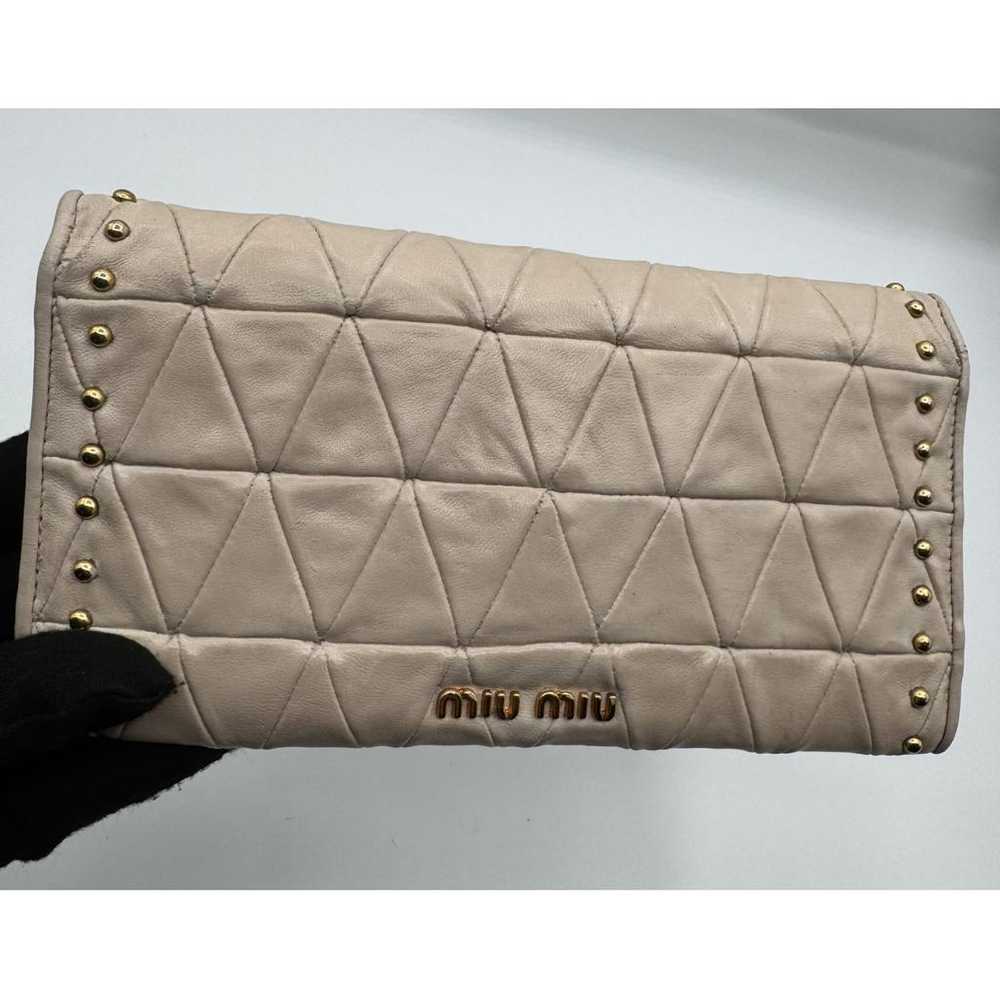 Miu Miu Leather wallet - image 2