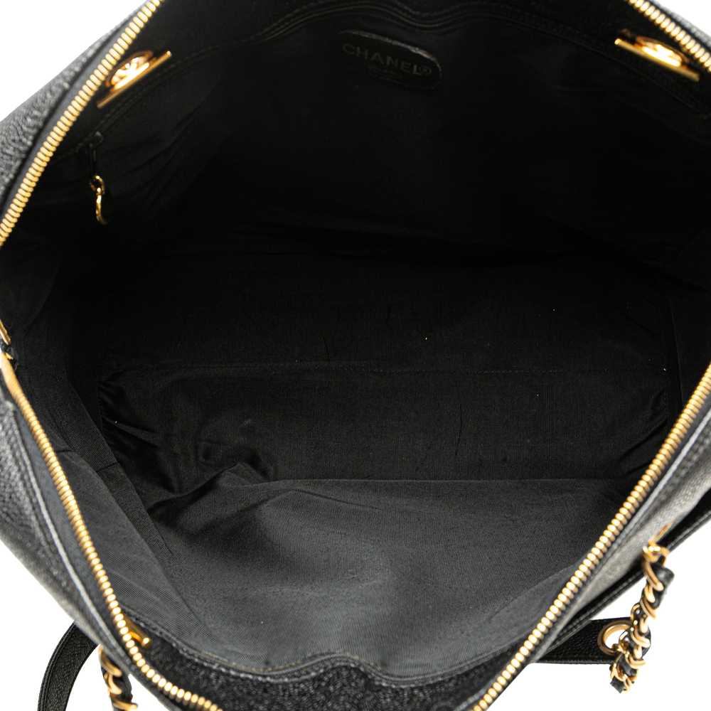 Black Chanel Caviar CC Shoulder Bag - image 4