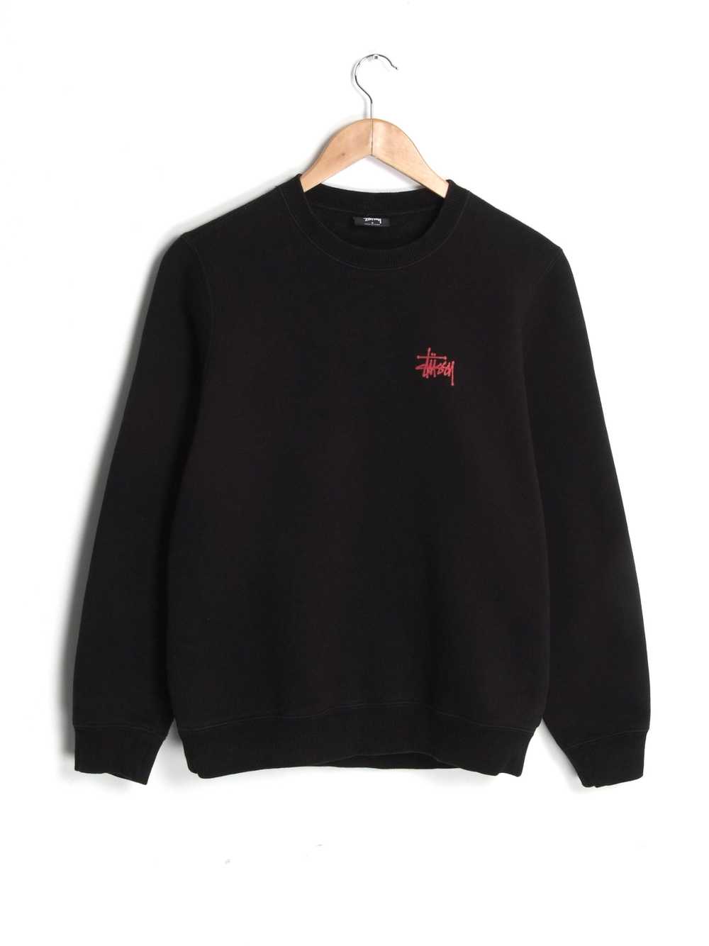 Streetwear × Stussy Stussy Logo Crew Neck Cotton … - image 2