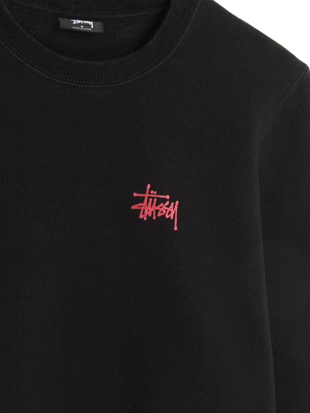 Streetwear × Stussy Stussy Logo Crew Neck Cotton … - image 3