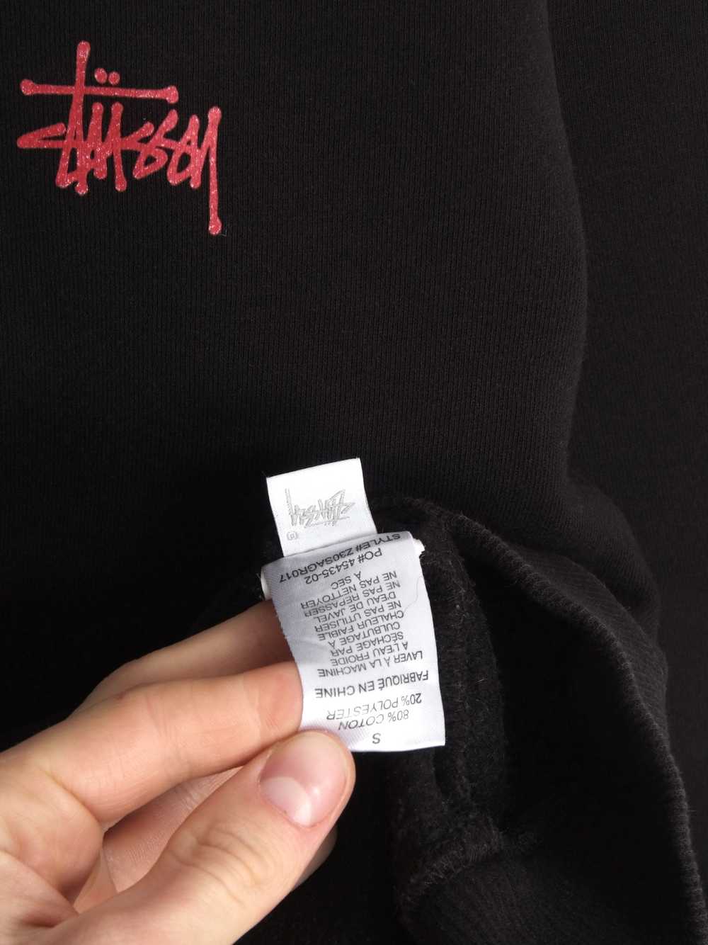 Streetwear × Stussy Stussy Logo Crew Neck Cotton … - image 7