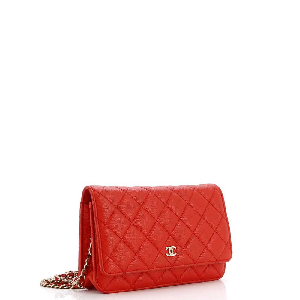 CHANEL Wallet on Chain Quilted Caviar - image 2