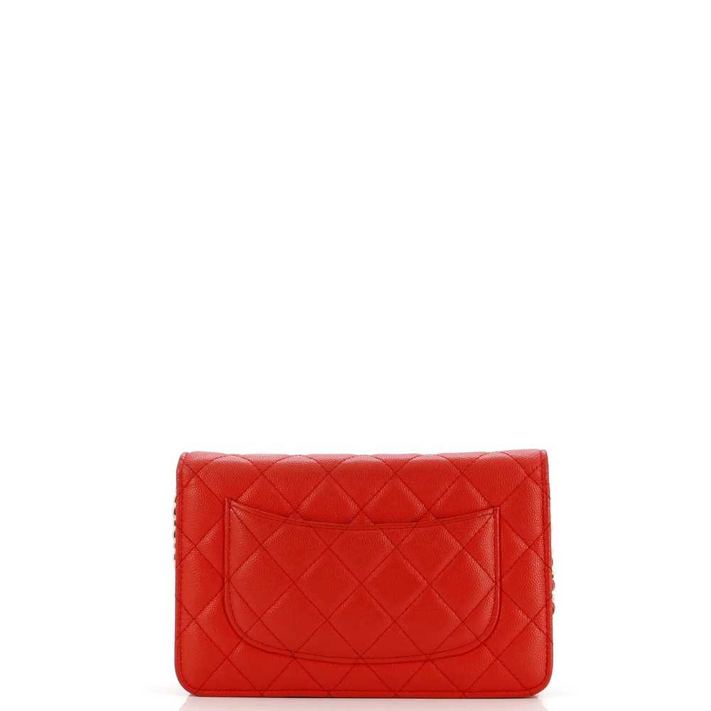 CHANEL Wallet on Chain Quilted Caviar - image 3