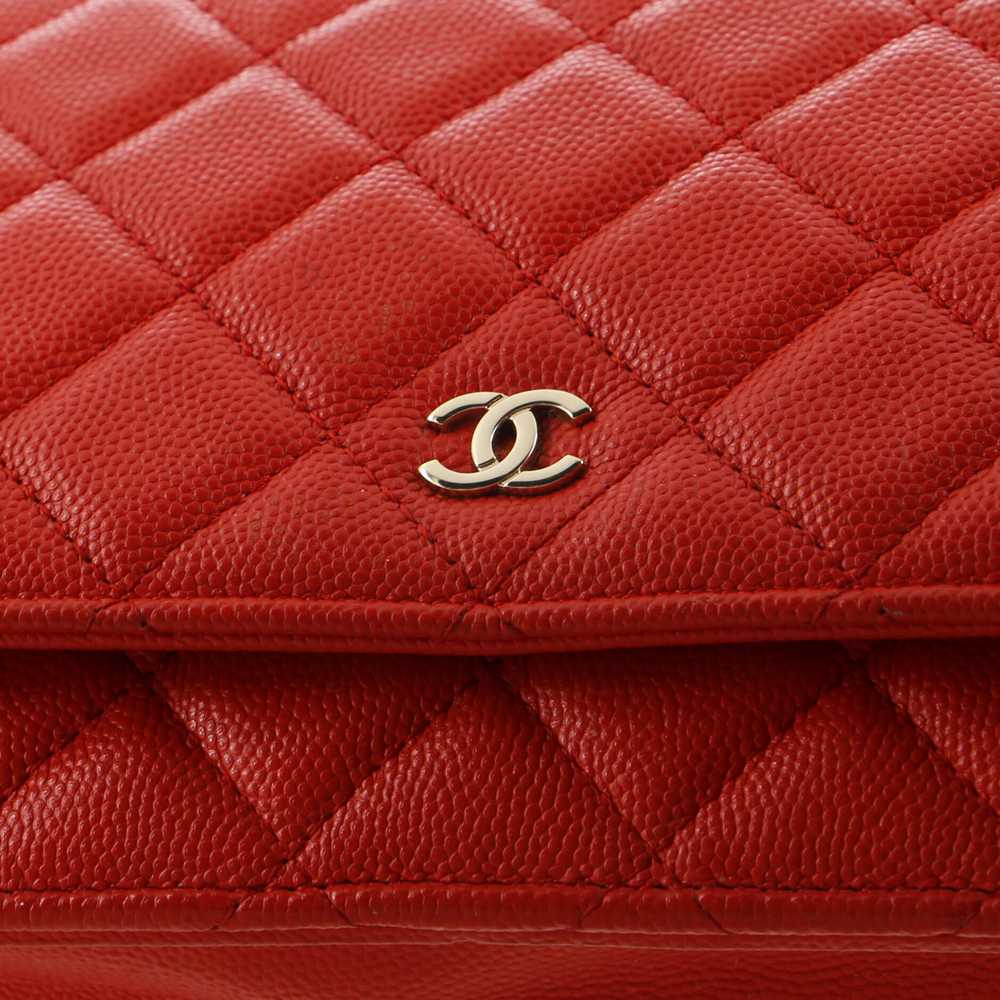 CHANEL Wallet on Chain Quilted Caviar - image 6