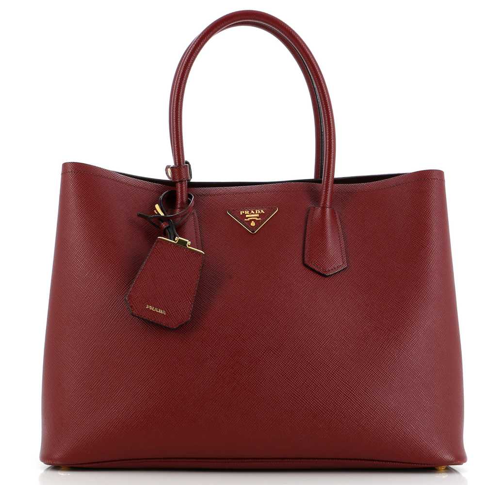 PRADA Cuir Double Tote Saffiano Leather Large - image 1