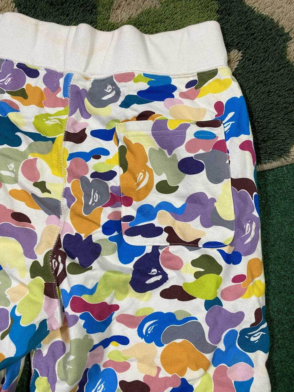 Bape Multi Camo Shark Sweat Shorts - image 5