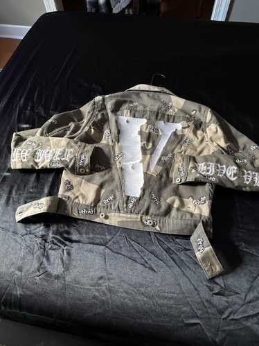 Vlone Vlone Dice Camo Denim Jacket