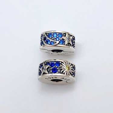 PANDORA Sun and Moon リング セット 太陽 月 Celestial Sparkling Sun and Moon Ring Set