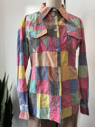 Vintage patchwork top - image 1