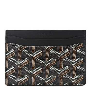 GOYARD Goyardine Saint Sulpice Card Holder Black - image 1