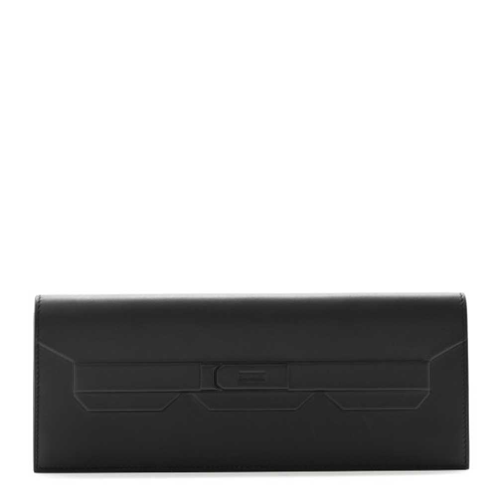 HERMES Swift Shadow Clutch 29 Black - image 1