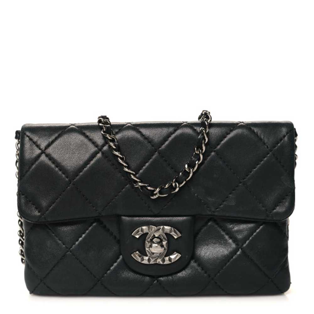 CHANEL Lambskin Quilted Mini Mineral Nights Flap … - image 1