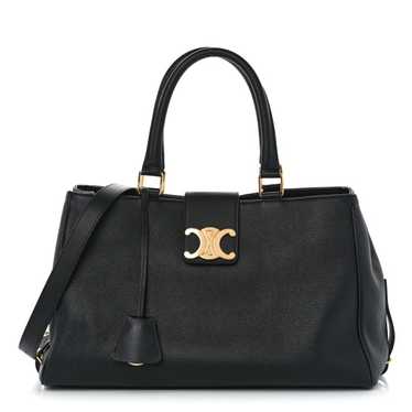 CELINE Supple Calfskin Medium Appoline Black