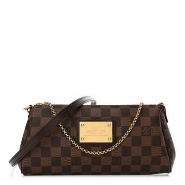 LOUIS VUITTON Damier Ebene Eva Clutch