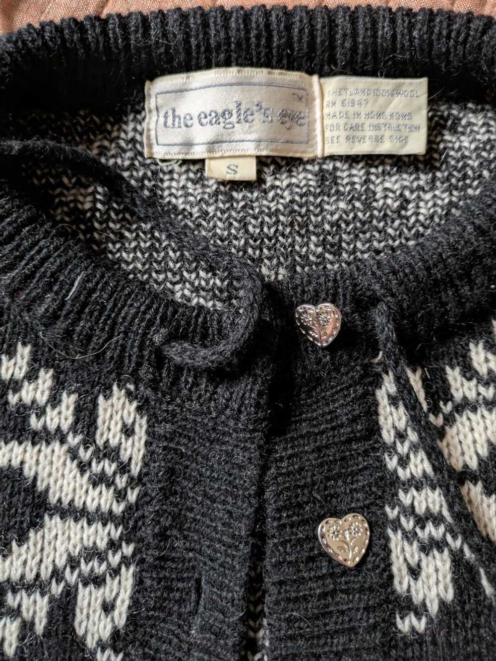 The Eagle's Eye Snowflake Pom Pom Cardigan (S) |… - image 2