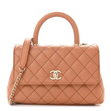 CHANEL Caviar Quilted Lizard Embossed Mini Coco H… - image 1