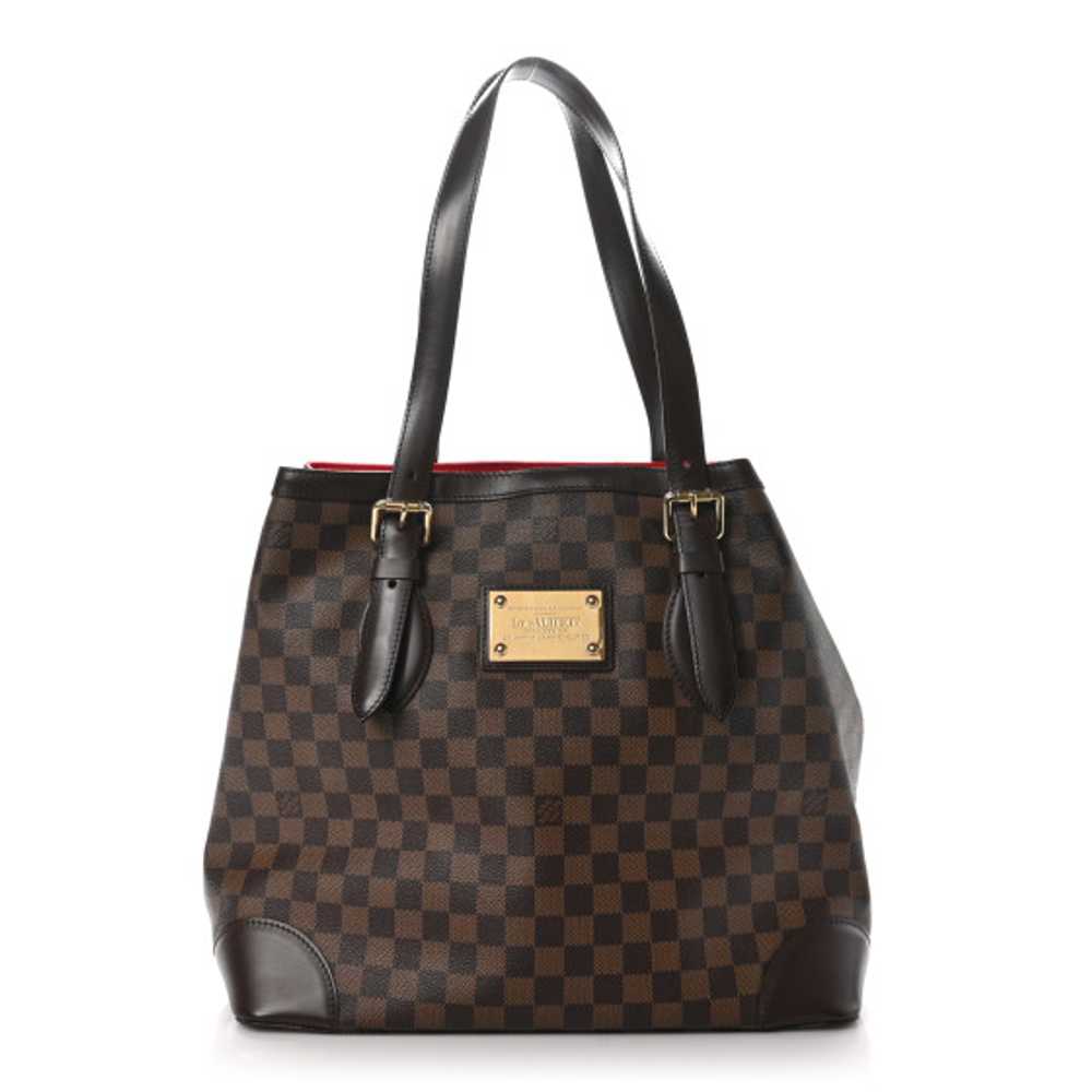 LOUIS VUITTON Damier Ebene Hampstead GM - image 1