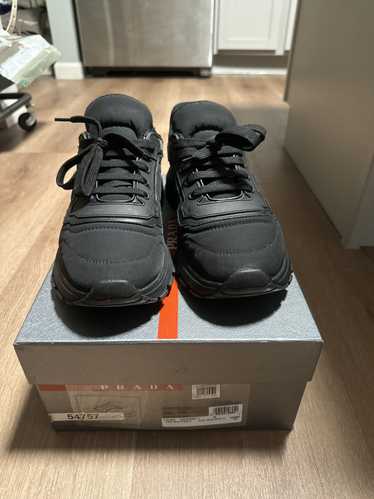 Prada Prada Gabardine Soft Runner All Black (Size 