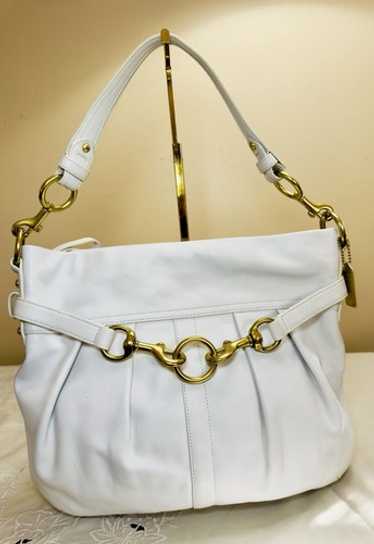 Vintage coach purse white - Gem