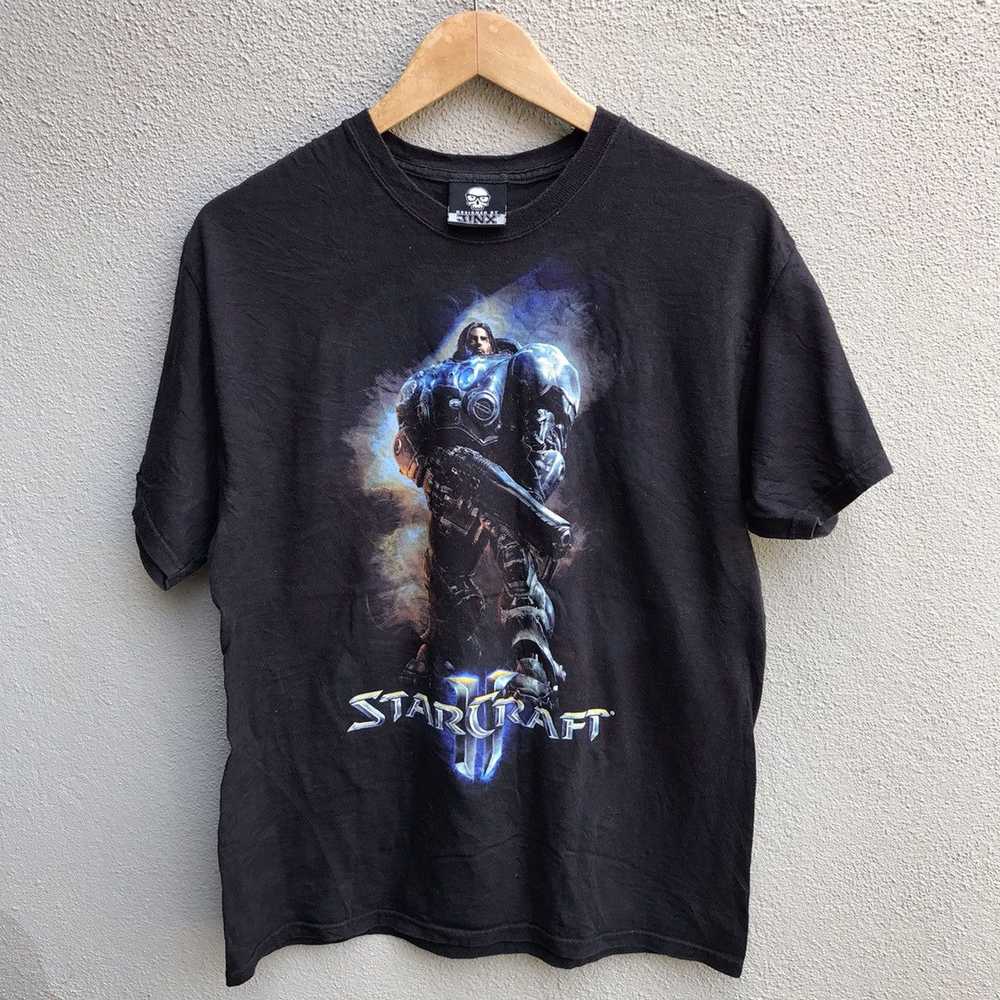 Playstation × Vintage Vintage STARCRAFT games tee… - image 2