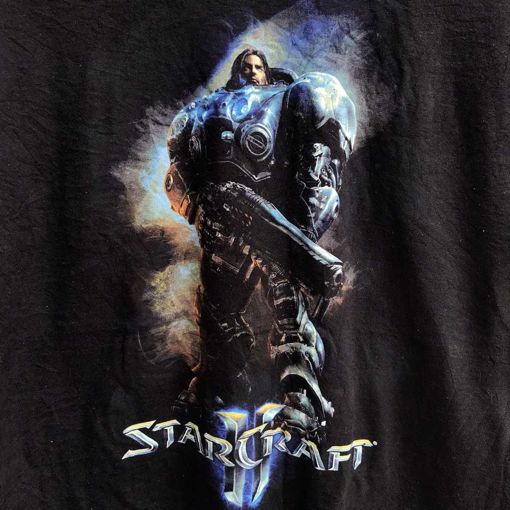 Playstation × Vintage Vintage STARCRAFT games tee… - image 3