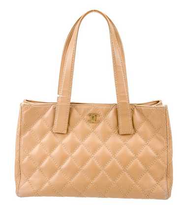 【CHANEL】Chanel stitch tote bag with pouch【ランク:A】 Chanel Purple Leather Top Stitch CC Pocket Tote – Ladybag
