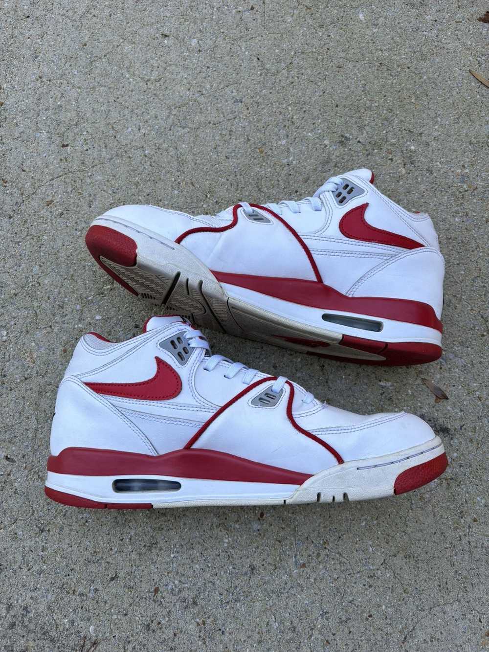 Nike Nike Air Flight ‘89 White/University Red - image 2