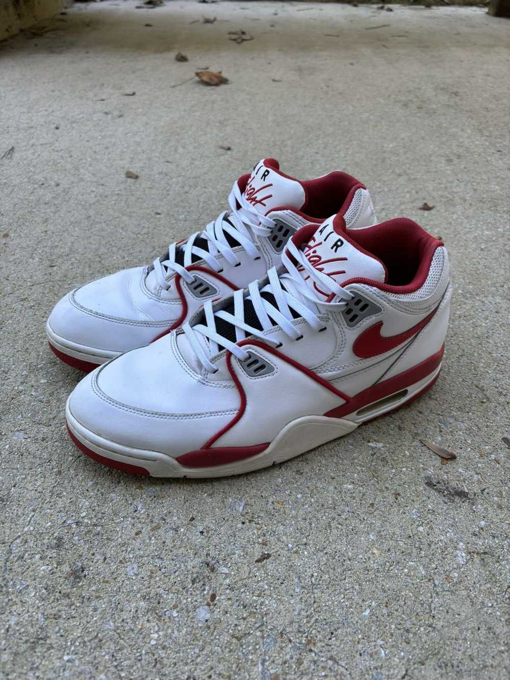 Nike Nike Air Flight ‘89 White/University Red - image 3