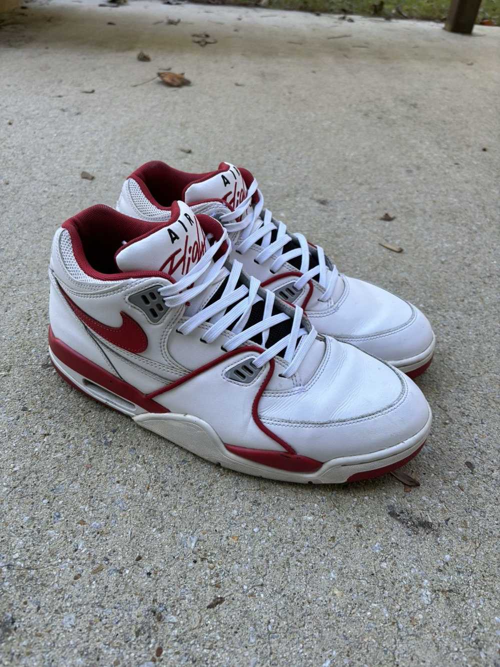 Nike Nike Air Flight ‘89 White/University Red - image 4