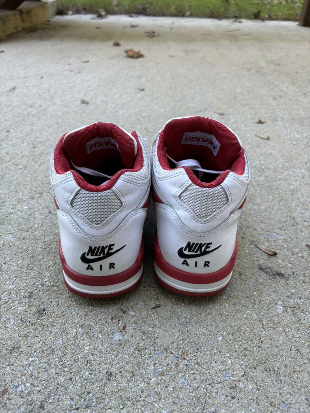 Nike Nike Air Flight ‘89 White/University Red - image 7