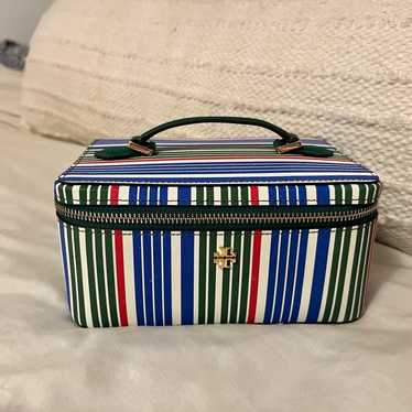 Tory Burch cosmetics train case