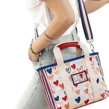 Brighton Red White And You Mini Tote