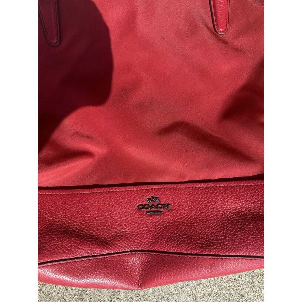 COACH F57902 RED NYLON HANDBAG/SATCHEL/ CROSSBODY… - image 3