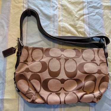 Coach signature brown hobo bag - image 1